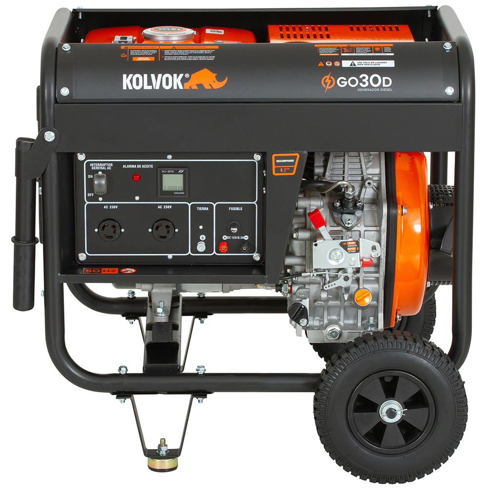 GENERADOR MONO GO30D 3KVA DIESEL KOLVOK