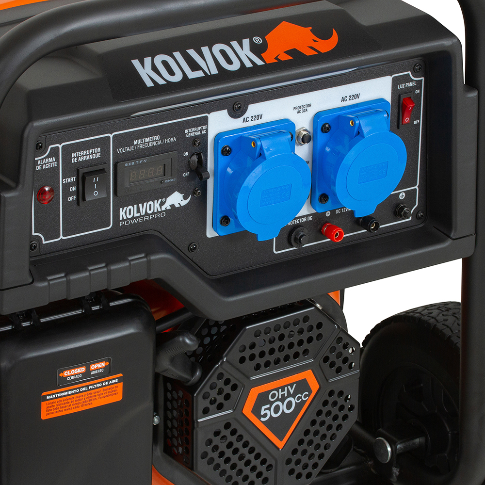 GENERADOR MONO 8.5KVA GASOLINA KOLVOK - Imagen 8