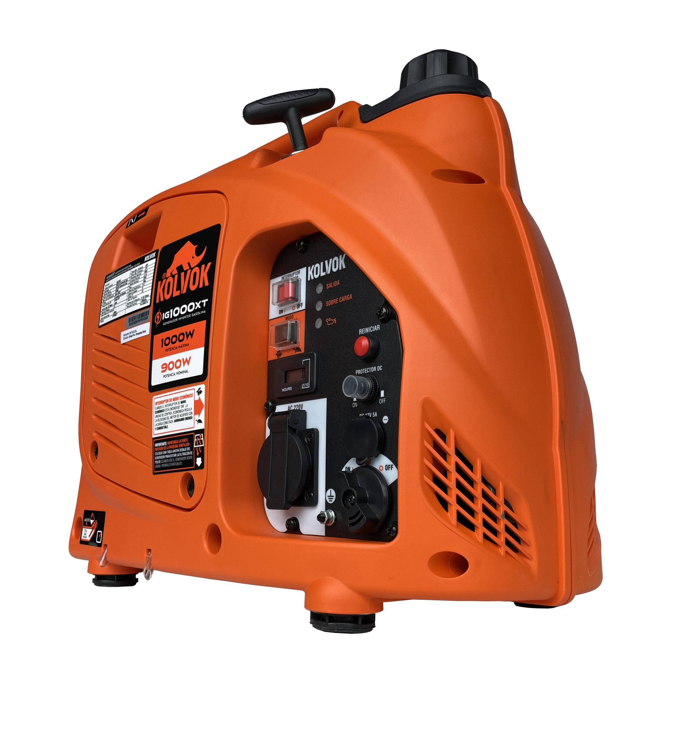 GENERADOR MONO IG1000XT 1KVA GASOLINA KOLVOK - Imagen 6