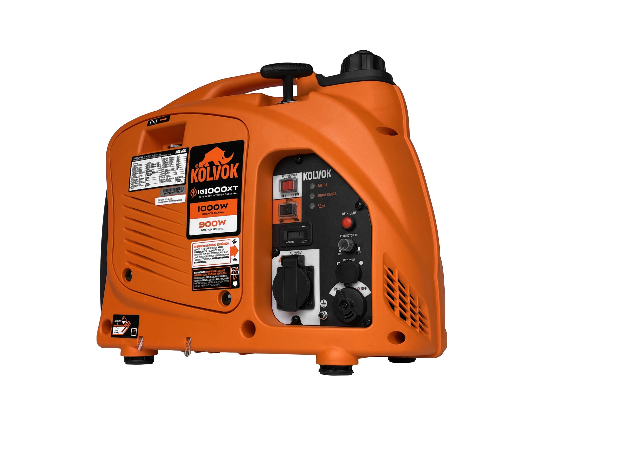 GENERADOR MONO IG1000XT 1KVA GASOLINA KOLVOK - Imagen 9