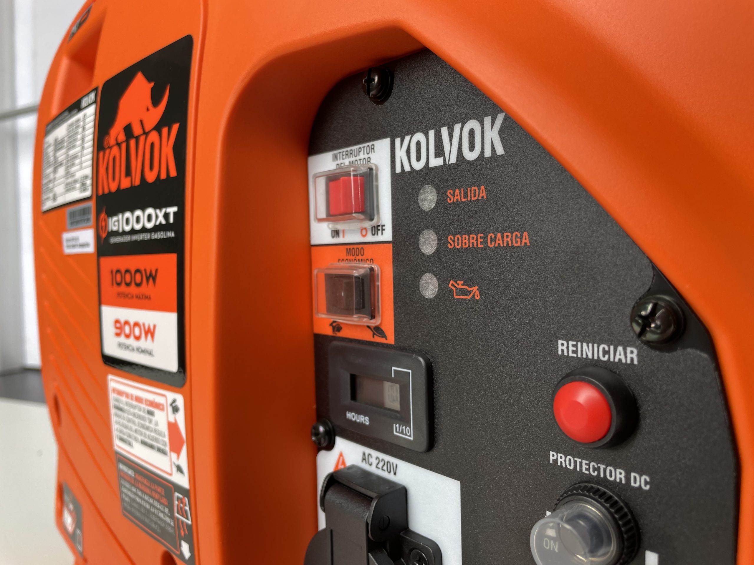 GENERADOR MONO IG1000XT 1KVA GASOLINA KOLVOK - Imagen 10