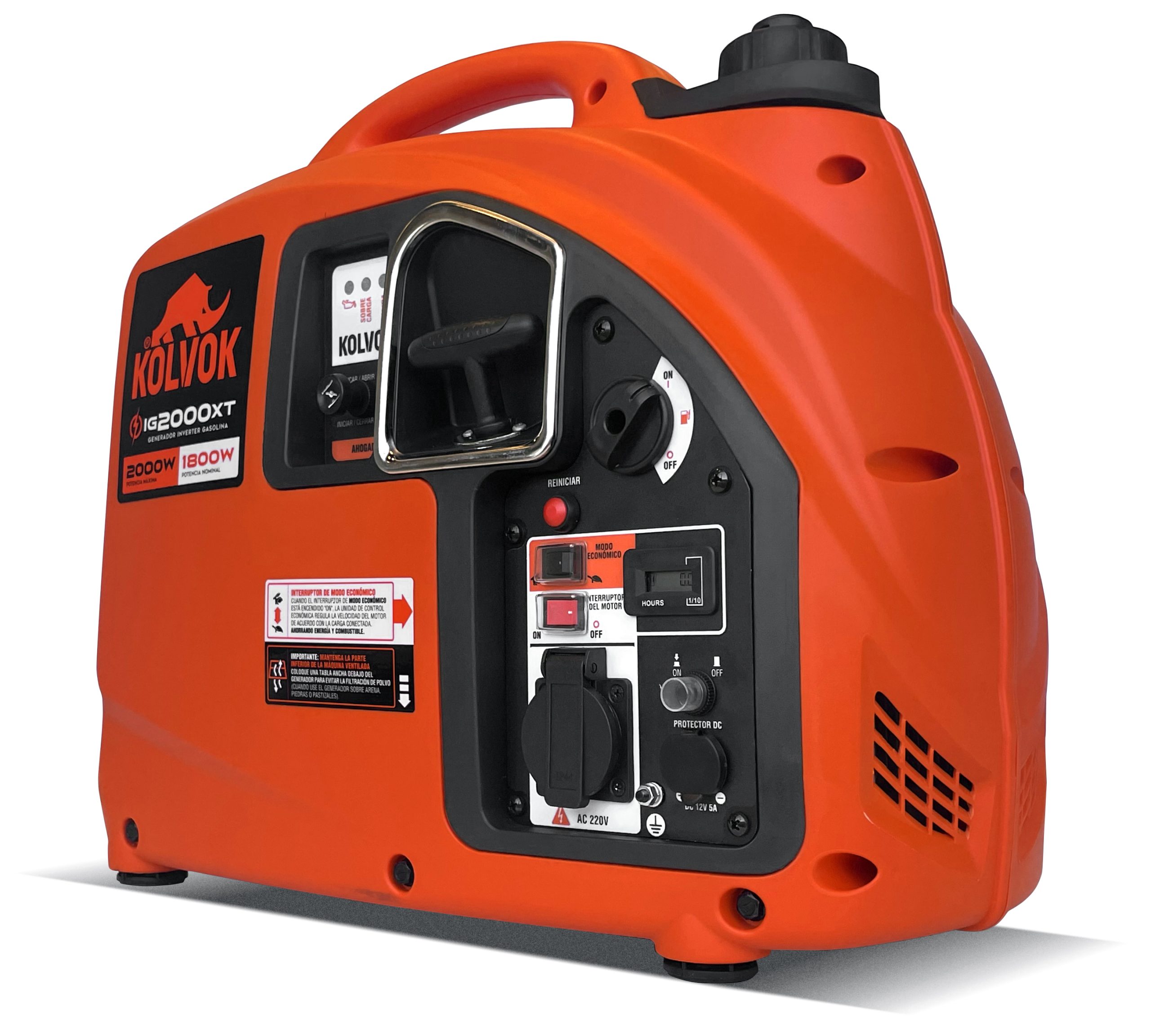 GENERADOR MONO IG2000XT 2KVA GASOLINA KOLVOK - Imagen 2